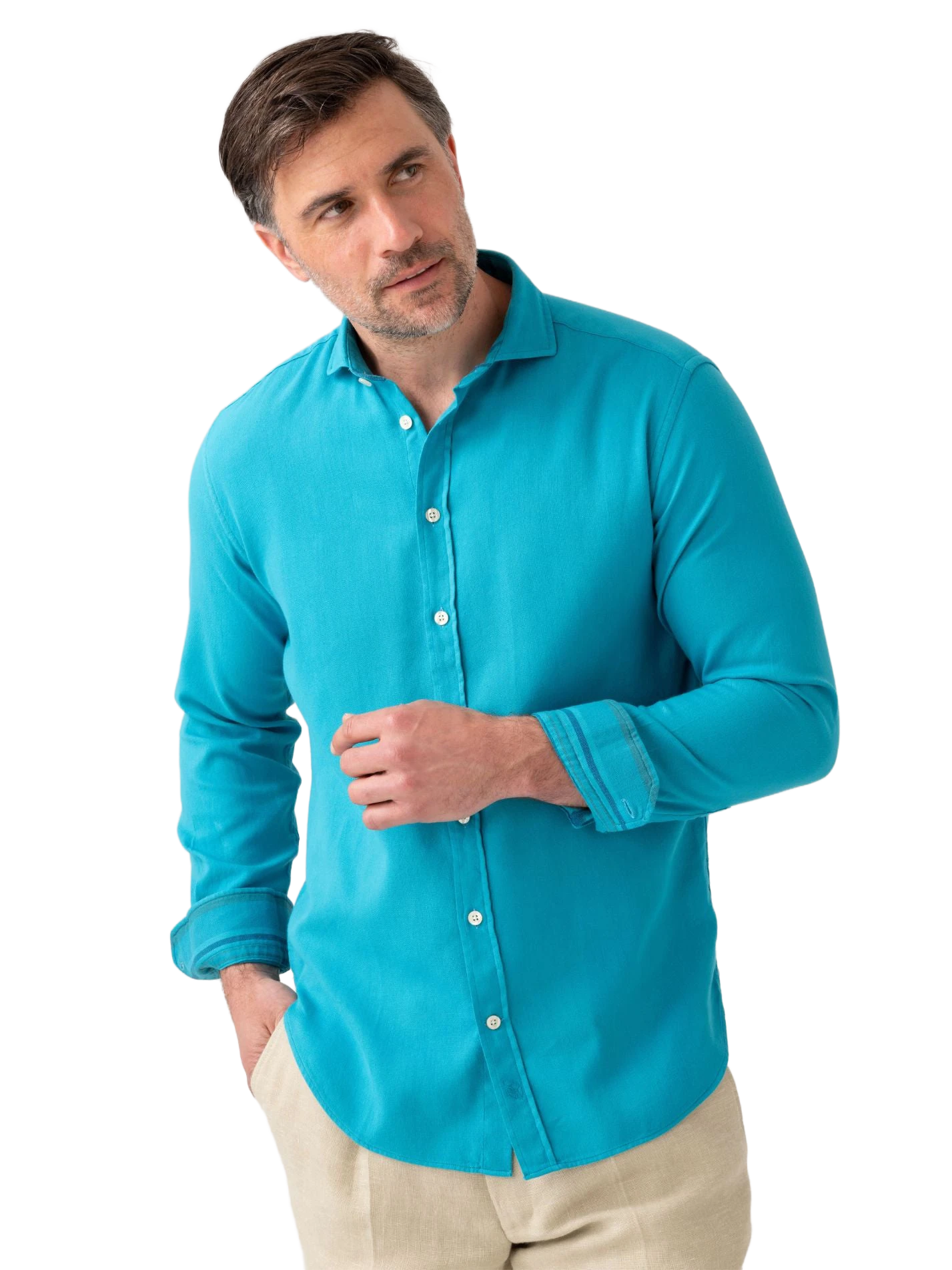 Blue Kabisa Kikoy Shirt
