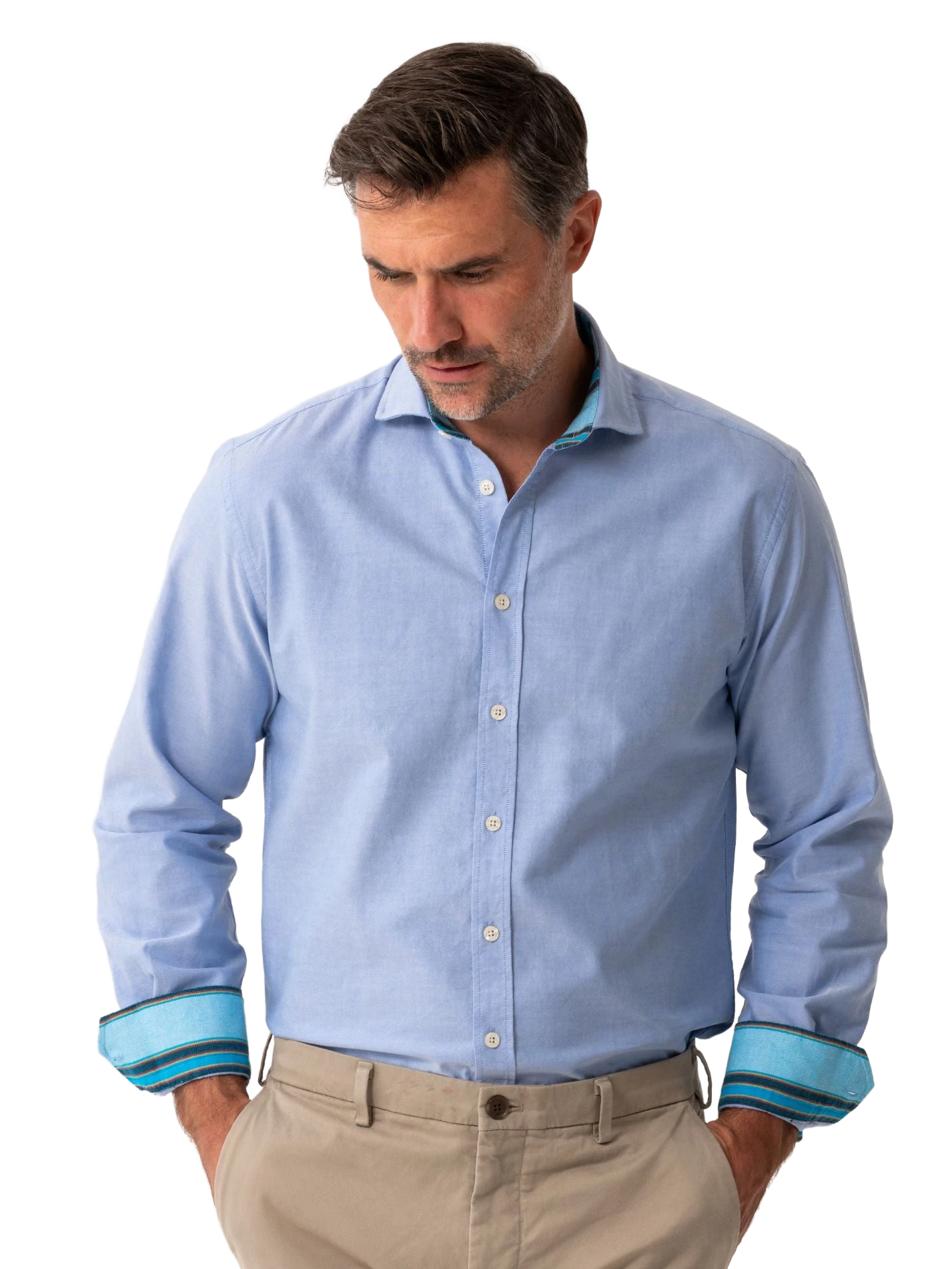 Maji Oxford Shirt - Blue